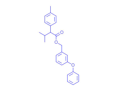 Molecular Structure of 112473-80-0 (3-phenoxybenzyl 3-methyl-2-(4-methylphenyl)butanoate)
