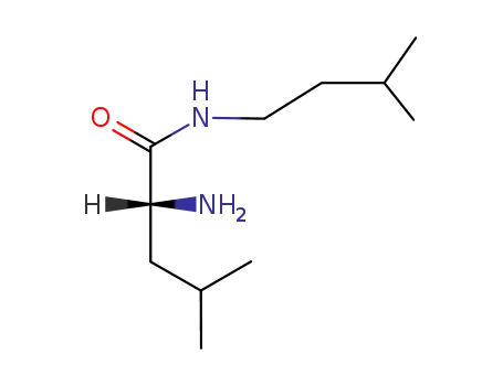 Molecular Structure of 111507-07-4 (Pentanamide, 2-amino-4-methyl-N-(3-methylbutyl)-, (2R)-)