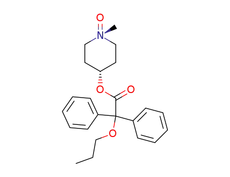 Diphenyl(1-propoxy)essigsaeure(1'-methylpiperid-4'-yl)ester-N-oxide