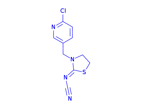Molecular Structure of 111988-49-9 (Thiacloprid)