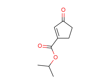 Molecular Structure of 122689-80-9 (isopropyl 3-oxocyclopent-1-ene-1-carboxylate)