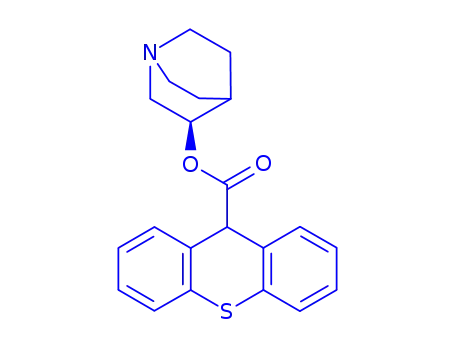 Molecular Structure of 112605-31-9 ((3R)-1-azabicyclo[2.2.2]oct-3-yl 9H-thioxanthene-9-carboxylate)