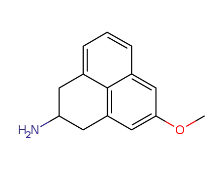 Molecular Structure of 112892-63-4 (5-Methoxy-2,3-dihydro-1H-phenalen-2-ylamine)