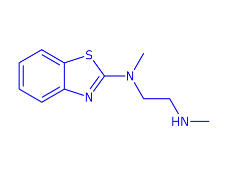 Molecular Structure of 111628-35-4 (1,2-Ethanediamine,N-2-benzothiazolyl-N,N-dimethyl-(9CI))