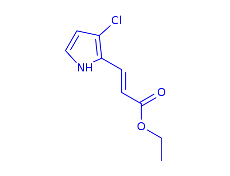 ethyl (E)-3-(3-chloropyrrol-2-yl)prop-2-enoate