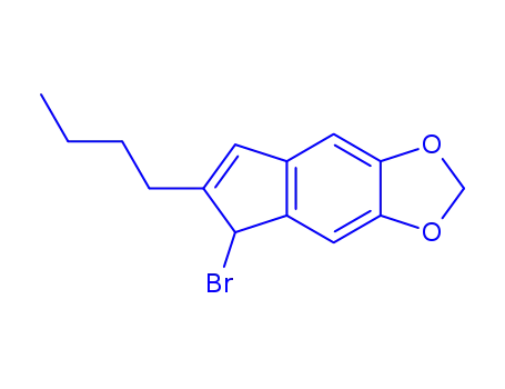 5H-INDENO[5,6-D]-1,3-DIOXOLE, 5-BROMO-6-BUTYL-
