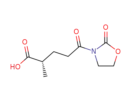 (2S)-2-methyl-5-oxo-5-(2-oxo(1,3-oxazolidin-3-yl))pentanoic acid