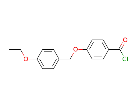 Molecular Structure of 62290-58-8 (Benzoyl chloride, 4-[(4-ethoxyphenyl)methoxy]-)