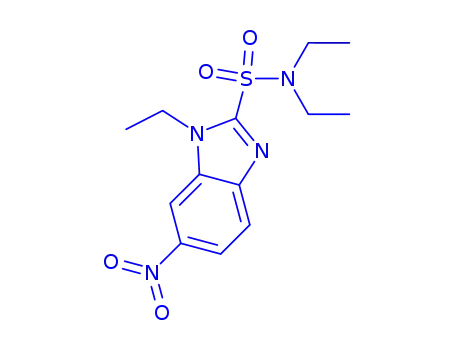 1H-Benzimidazole-2-sulfonamide, 6-nitro-N,N,1-triethyl-