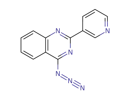 Molecular Structure of 98296-32-3 (Quinazoline, 4-azido-2-(3-pyridinyl)-)