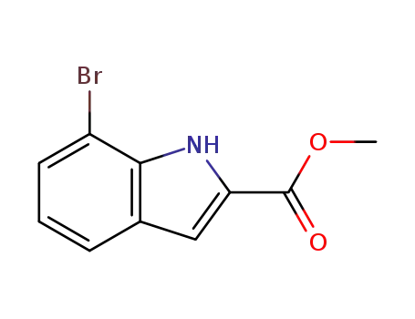 Molecular Structure of 1158503-82-2 (Methyl 7-bromo-1H-indole-2-carboxylate)