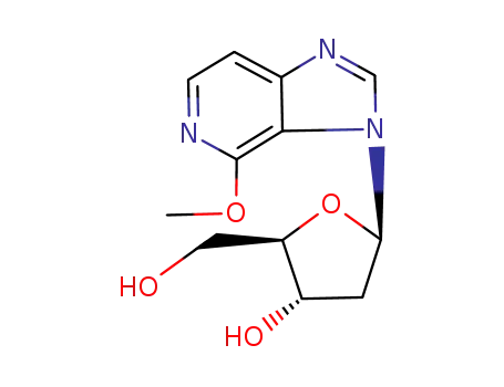 3-(2'-deoxy-β-D-erythro-pentofuranosyl)-4-methoxy-3H-imidazo<4,5-c>pyridine
