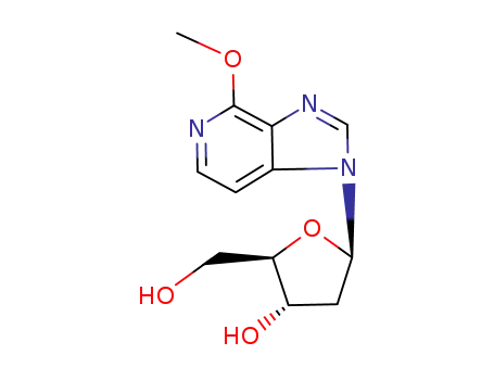 1-(2'-deoxy-β-D-erythro-pentofuranosyl)-4-methoxy-1H-imidazo<4,5-c>pyridine
