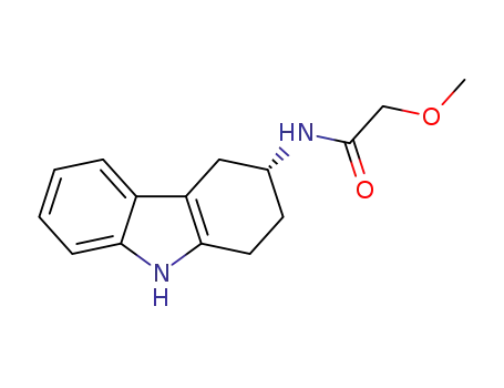 Molecular Structure of 1374648-20-0 ((R)-2-methoxy-N-(2,3,4,9-tetrahydro-1H-carbazol-3-yl)acetamide)