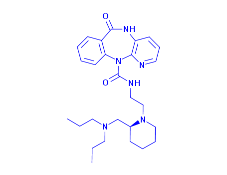 N-[2-[2-[(Dipropylamino)methyl]-1-piperidinyl]ethyl]-5,6-dihydro-6-oxo-11H-pyrido[2,3-b][1,4]benzodiazepine-11-carboxamide
