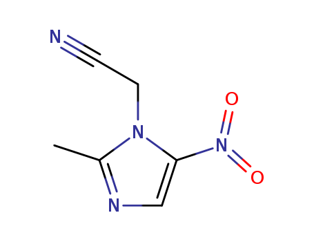1H-Imidazole-1-acetonitrile,2-methyl-5-nitro-