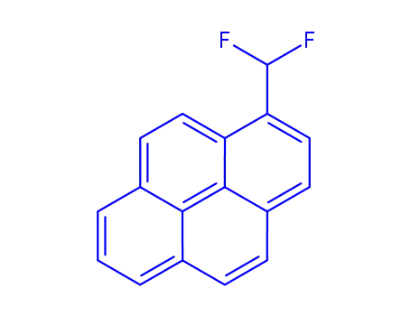 Molecular Structure of 1186195-16-3 (1-(difluoromethyl)pyrene)