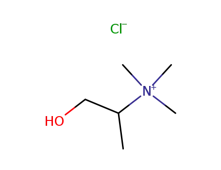 Molecular Structure of 117729-39-2 ((β-hydroxy-isopropyl)-trimethyl-ammonium; chloride)