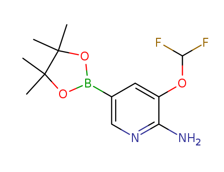 3-(difluoromethoxy)-5-(4,4,5,5-tetramethyl-1,3,2-dioxaborolan-2-yl)pyridin-2-amine