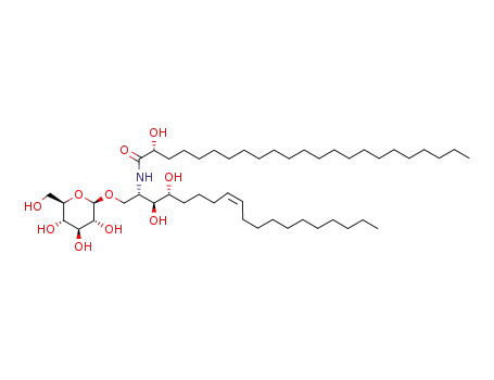 1-O-(β-D-glucopyranosyloxy)-(2S,3S,4R,8Z)-2-[(2'R)-2'-hydroxytricosanoylamino]-8-nonadecene-3,4-diol