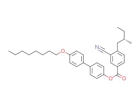 Benzoicacid,3-cyano-4-[(2s)-2-Methylbutyl]-,4′-(octyloxy)[1,1′-biphenyl]-4-yl ester