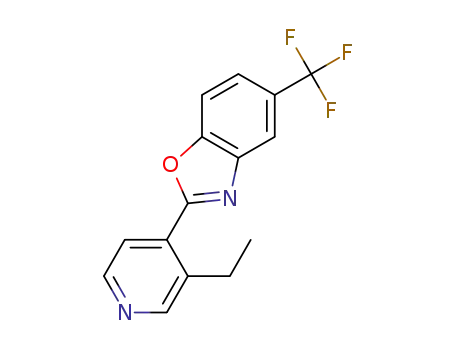 2-(3-ethylpyridin-4-yl)-5-(trifluoromethyl)benzoxazole