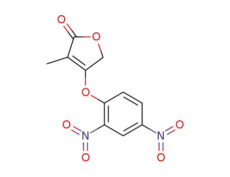 4-(2,4-dinitro-phenoxy)-3-methyl-5<i>H</i>-furan-2-one