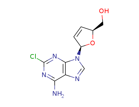 2-chloro-2',3'-didehydro-2',3'-dideoxy-Adenosine