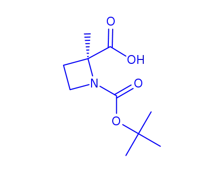 Molecular Structure of 1363402-35-0 (2-methylazetidine-1,2-dicarboxylic acid 1-tert-butyl ester)