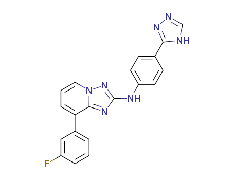 N-(4-(4H-1,2,4-triazol-3-yl)phenyl)-8-(3-fluorophenyl)-[1,2,4]triazolo[1,5-a]pyridin-2-amine