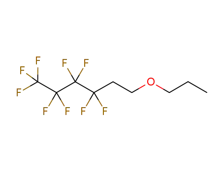 Molecular Structure of 1193009-98-1 (1,1,1,2,2,3,3,4,4-nonafluoro-7-oxadecane)