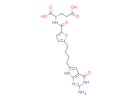 L-Glutamic acid, N-[[5-[4-(2-amino-4,7-dihydro-4-oxo-3H-pyrrolo[2,3-d]pyrimidin-6-yl)butyl]-2-thienyl]carbonyl]-