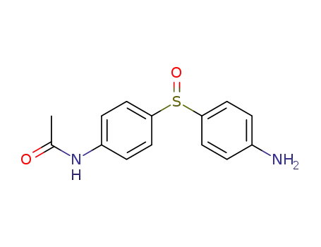 Molecular Structure of 109043-00-7 (acetic acid-[4-(4-amino-benzenesulfinyl)-anilide])