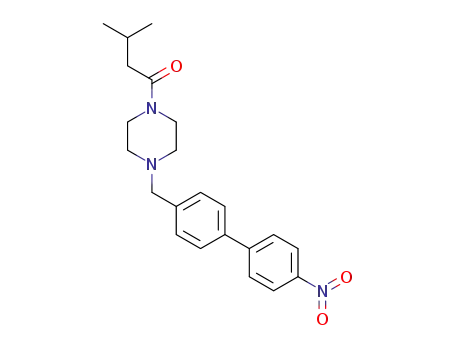 3-methyl-1-(4-((4'-nitrobiphenyl-4-yl)methyl)piperazin-1-yl)butan-1-one