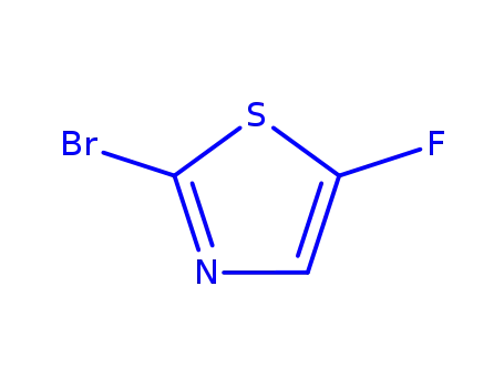 Molecular Structure of 1209458-83-2 (2-bromo-5-fluoro-1,3-thiazole)