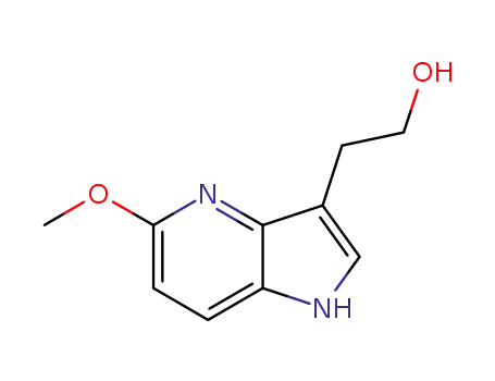 Molecular Structure of 1196056-02-6 (2-(5-methoxy-1H-pyrrolo[3,2-b]pyridin-3-yl)ethanol)
