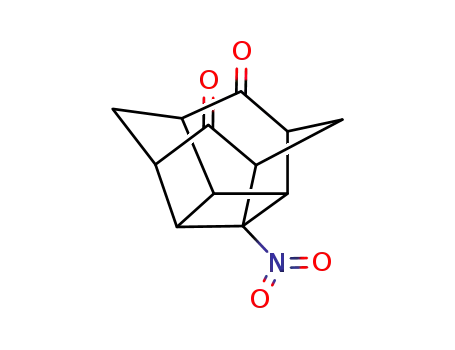 Molecular Structure of 121756-85-2 (9-nitro-(4)peristylane-1,5-dione)