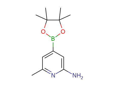 6-methyl-4-(4,4,5,5-tetramethyl-1,3,2-dioxaborolan-2-yl)pyridin-2-amine