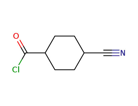 Cyclohexanecarbonyl chloride, 4-cyano- (9CI)