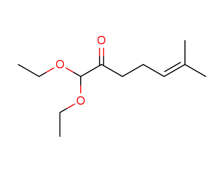 Molecular Structure of 61315-77-3 (5-Hepten-2-one, 1,1-diethoxy-6-methyl-)