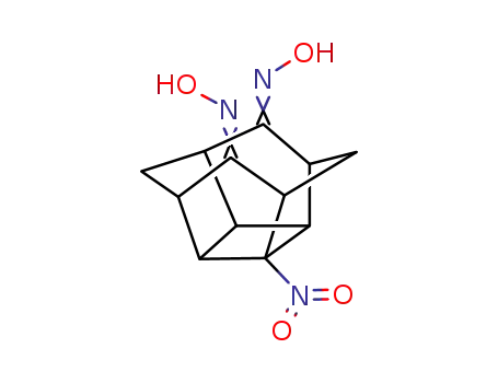 Molecular Structure of 121756-91-0 (9-nitro<4>peristylane-2,6-dione dioxime)