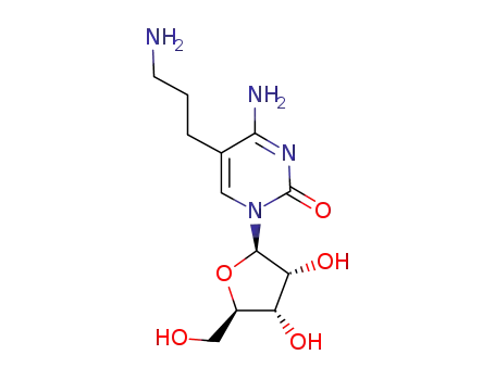 Molecular Structure of 1340586-68-6 (5-(3-aminopropyl)cytidine)