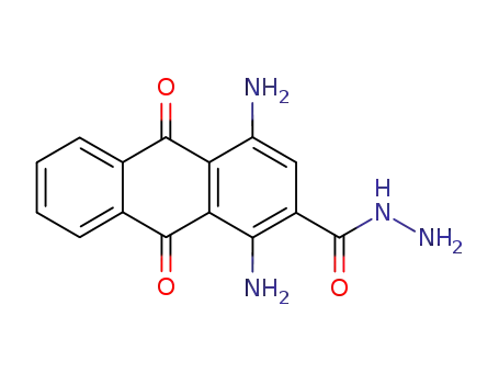 1,4-diamino-9,10-dioxo-9,10-dihydro-anthracene-2-carboxylic acid hydrazide