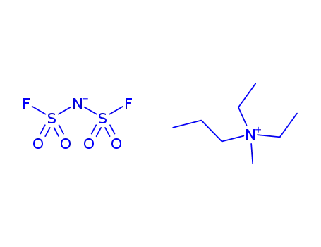 Molecular Structure of 1235234-32-8 (N-methyl-N,N-diethyl-n-propylammonium bis(fluorosulfonyl)imide)