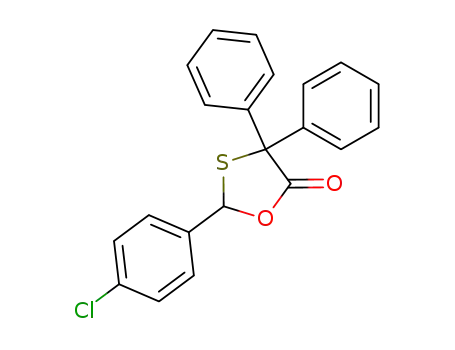 2-(4-chloro-phenyl)-4,4-diphenyl-[1,3]oxathiolan-5-one