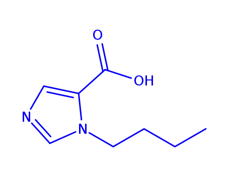Molecular Structure of 123451-25-2 (1H-Imidazole-5-carboxylicacid,1-butyl-(9CI))