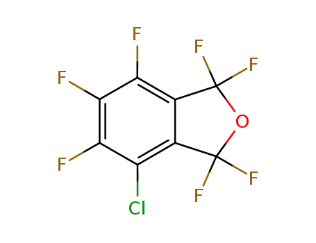 4-chloro-1,1,3,3,5,6,7-heptafluoro-1,3-dihydroisobenzofuran