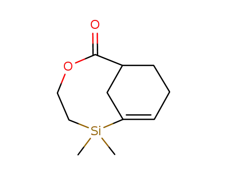2,2-Dimethyl-5-oxa-2-sila-bicyclo[5.3.1]undec-1<sup>(10)</sup>-en-6-one