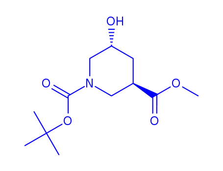 rac-(3R,5R)-[1-(tert-butyl) 3-methyl 5-hydroxypiperidine-1,3-dicarboxylate]