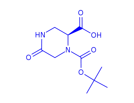 (S)-1-(tert-부톡시카르보닐)-5-옥소피페라진-2-카르복실산